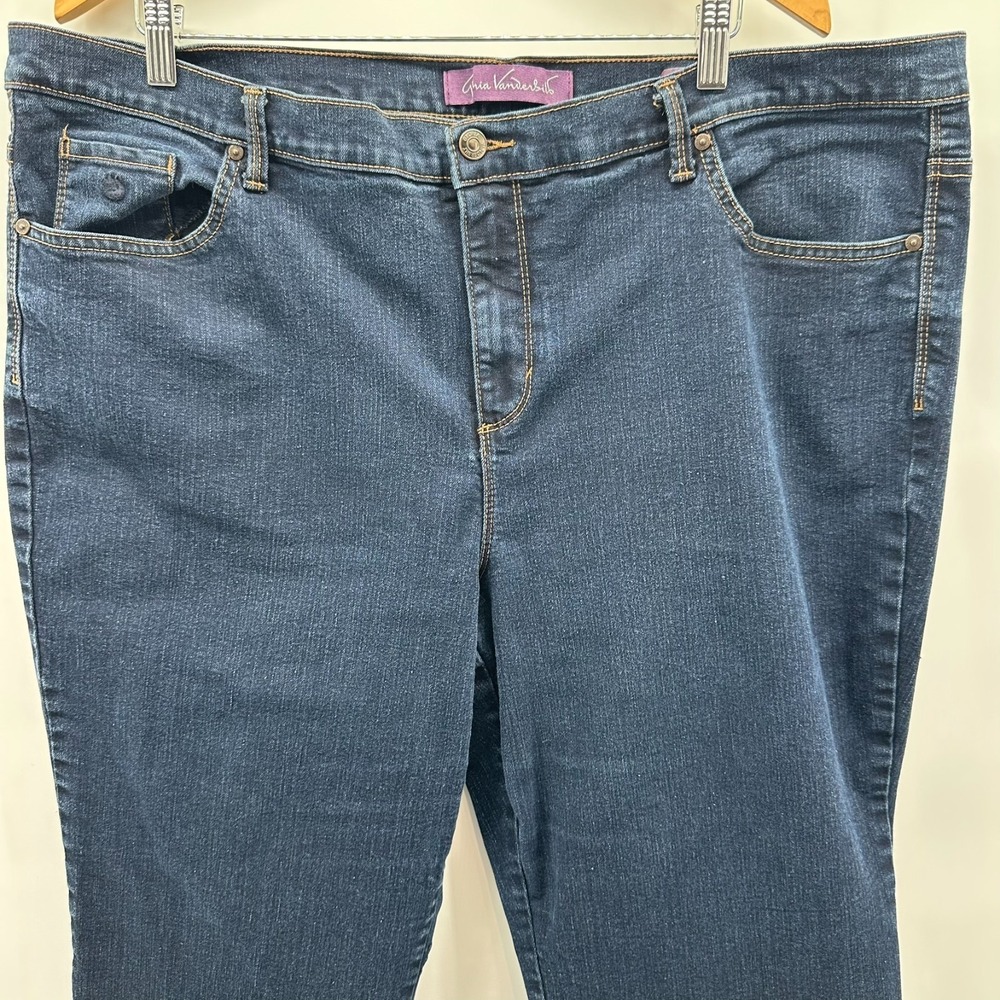 Gloria Vanderbilt Amana Jeans Womens 22W Jordan Blue Tapered Classic Comfort